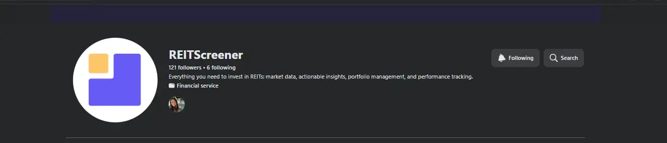 reitscreener.com Website Screenshot